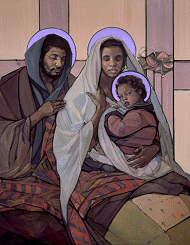 New Greeting Cards - Holy Family© by Janet McKenzie