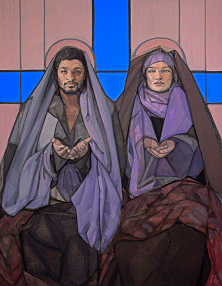 Mary Magdalene with Jesus, the Christ